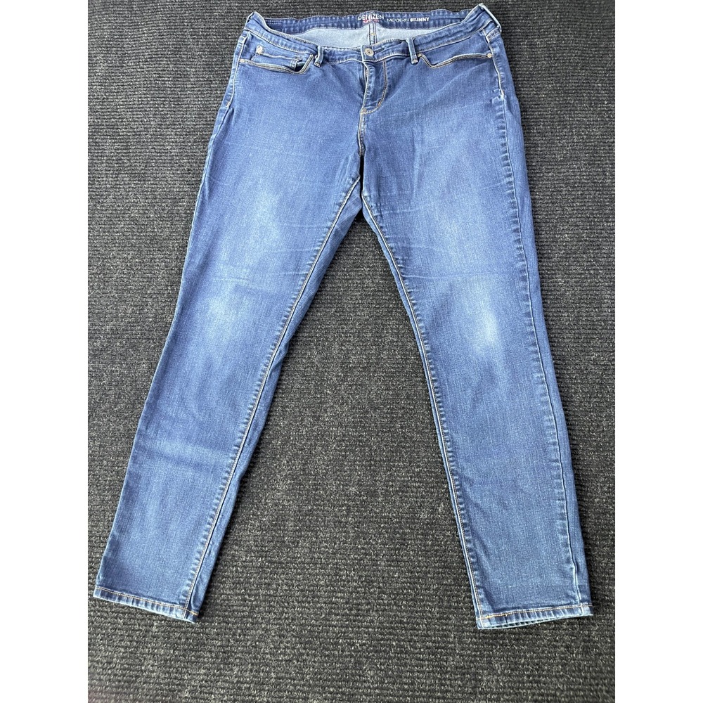 Denizen from Levis Modern Skinny Jeans Blue Medium Wash Denim Womens 12 Regular